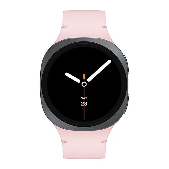 Galaxy Watch 8 | 44 мм | 4G LTE | Graphite | Sport/Pink | S/M, Тип ремешка : Sport, Размер корпуса : 44 мм, Цвет: Graphite, Цвет ремешка: Pink, Размер ремешка : S/M, Подключение часов : Bluetooth / Wi-Fi + 4G LTE, изображение 3